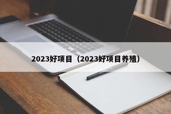 2023好项目（2023好项目养殖）